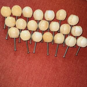 Baseball Themed Drawer Pulls